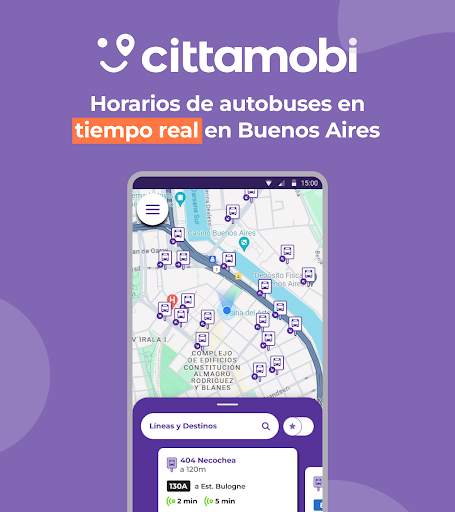 Cittamobi: Horários de Buses screenshot 1