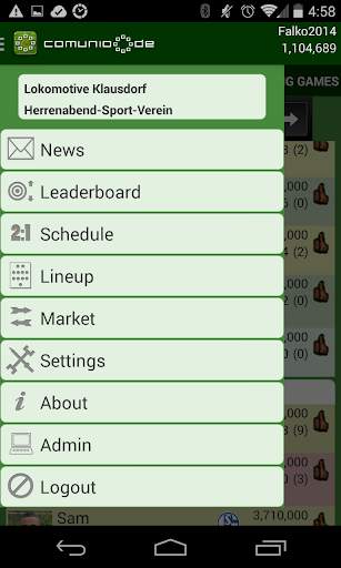 Comunio screenshot 5
