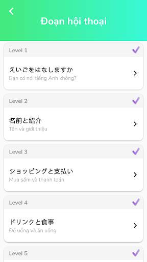 Learn Japanese Conversation, Communication screenshot 2