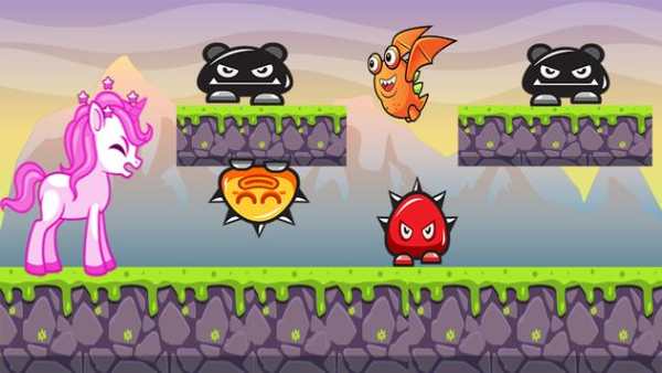 My  Pinkie Unicorn Dash Rainbow pony magic jump screenshot 3