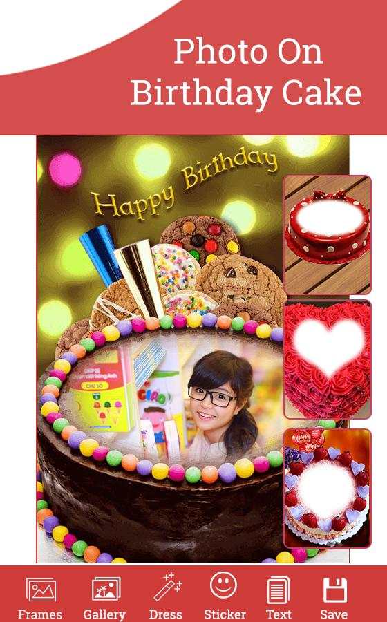 Photo On Birthday Cake screenshot 2