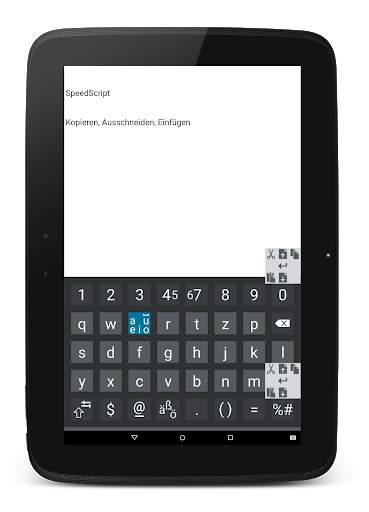 SpeedScript Tastatur free screenshot 22