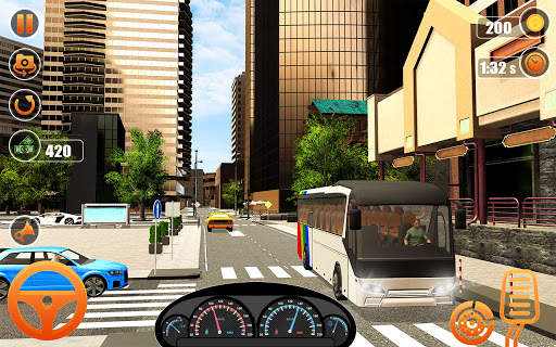 Coach Bus 3D Simulator- Public Bus Driving 2021 screenshot 3