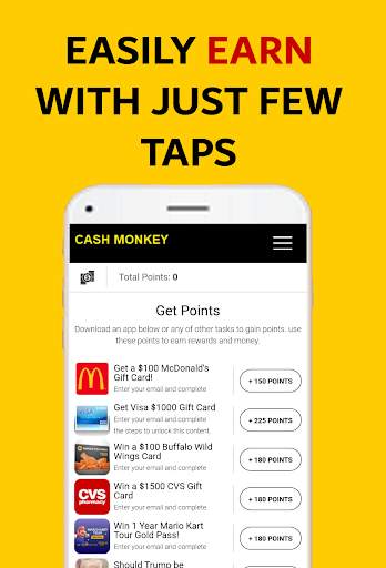 Cash Monkey - Make Money Downloading Apps screenshot 2