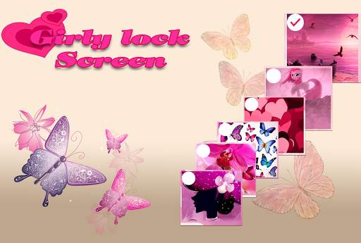 Girly Lock Screen screenshot 1