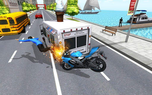 Moto Racing 3D screenshot 2