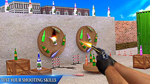 Bottle Shooting Games 3d Offline: Gun Shooter 2021 screenshot 1