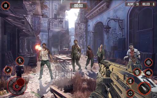 Zombie Survival Shooter FPS :Zombie Hunter Hero 3D screenshot 1