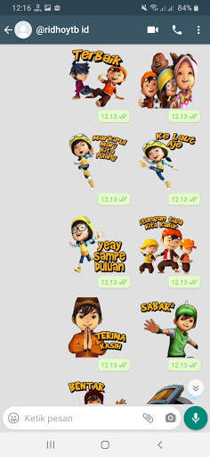 Stiker WA Boboiboy For WAStickerApps screenshot 2