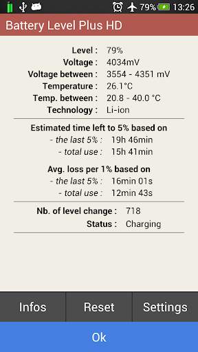 Battery Level Plus HD Lite screenshot 2
