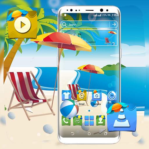 Cool Beach Launcher Theme 1.2
