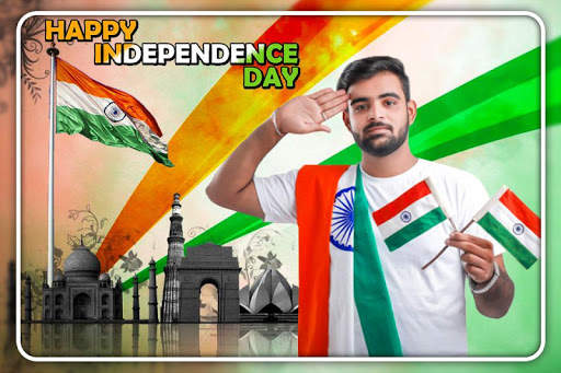 26 January Photo Editor : Independence Day Frame screenshot 1