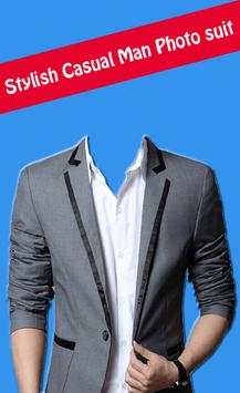 Casual Man Photo Suit 1 تصوير الشاشة