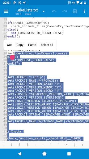 NMM File Manager / Text Edit screenshot 3