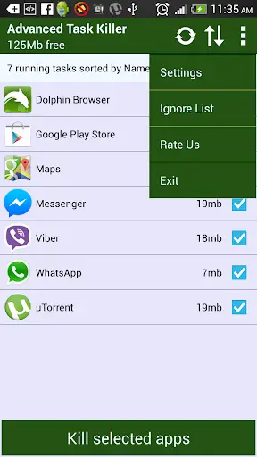Advanced Task Killer - Free screenshot 3