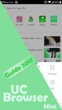 Guide For UC Browser Mini 2017 скриншот 1