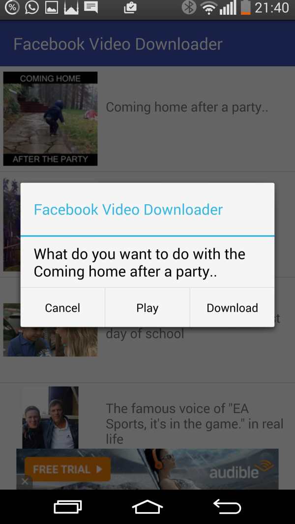 Video Downloader for Facebook screenshot 4