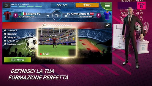 Pro 11 - Football Manager Game screenshot 1