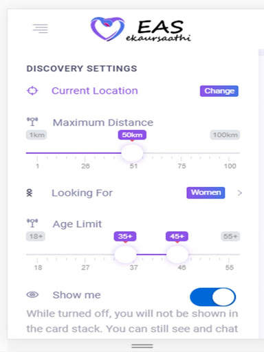 Ekaursaathi Dating App 15 تصوير الشاشة