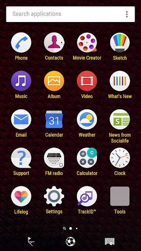 MU theme for XPERIA screenshot 2