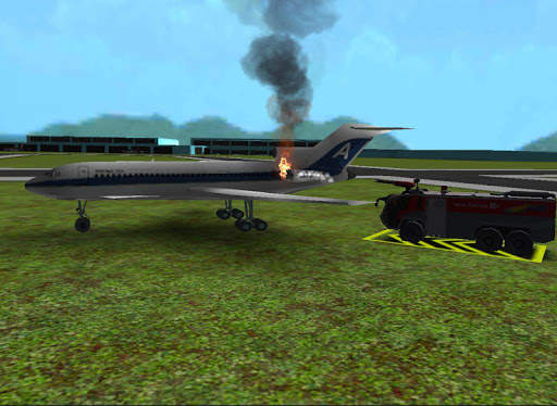 Airport Fire Truck Simulator screenshot 4