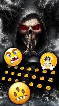 Death Devil Skull Keyboard Theme screenshot 4