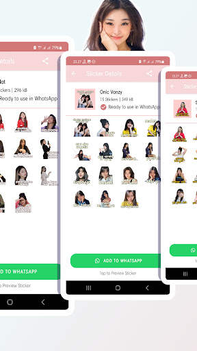 Stiker WA Cewek Cantik Seksi screenshot 3