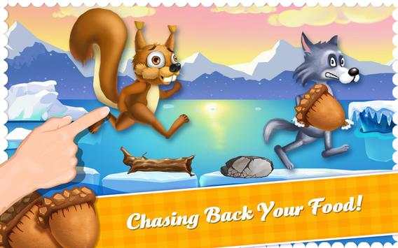 Squirrel Run Ice Age Food Dash screenshot 10