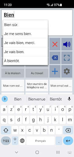 Assistant Parole CAA screenshot 2