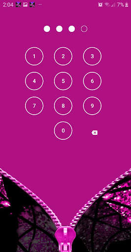 Diamond Zipper Lock Screen screenshot 3