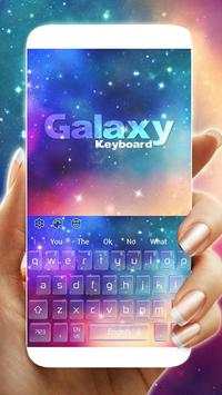 Dreamy Galaxy Keyboard Theme screenshot 2