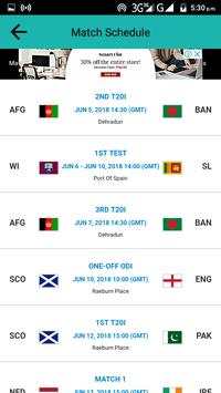 Live Cricket Score Schedule & News With AutoUpdate screenshot 6