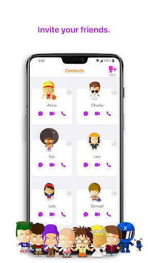 Xooloo - Messenger for Kids screenshot 1