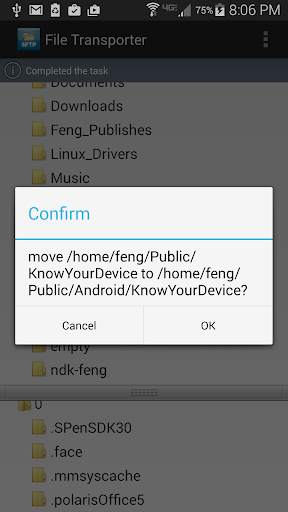 Mobile SFTP(Secure FTP Client) screenshot 12