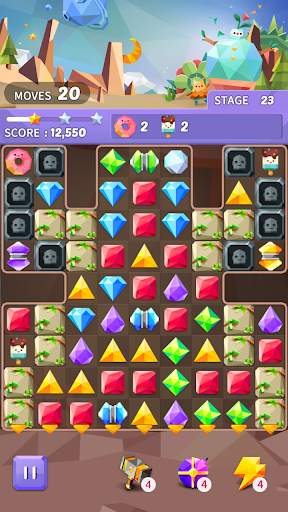 Jewels Star Story : Crystal Rain Jewels Game screenshot 6
