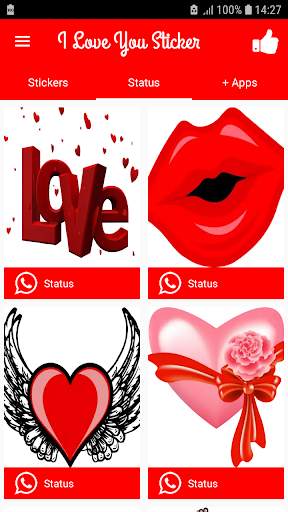 I Love You Sticker - WAStickerApps screenshot 3