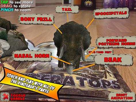 PlayAR Dinosaurs 4D скриншот 4