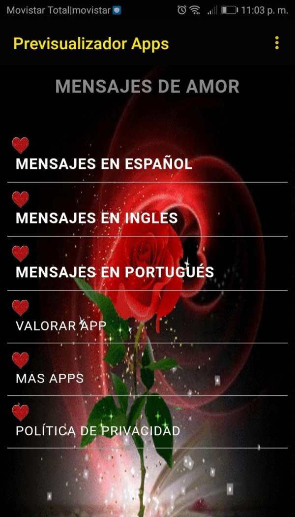 love messages to fall in love screenshot 1