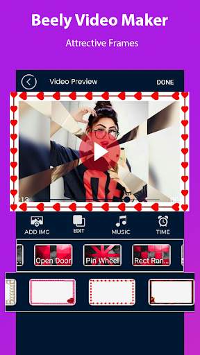Beely Video-Black BG Video Slideshow & Music Video screenshot 4