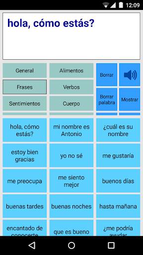 Asistente de voz AAC screenshot 1