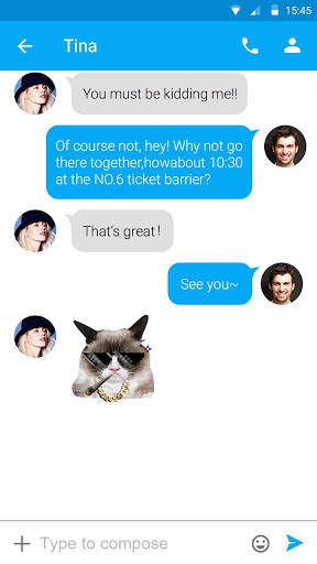 FREE-GOSMS PET FRIENDS STICKER screenshot 3