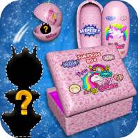 Giant Surprise Capsule! Unboxing Unicorn Fingerhug logo