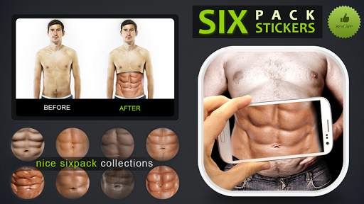 Six Pack Stickers скриншот 1