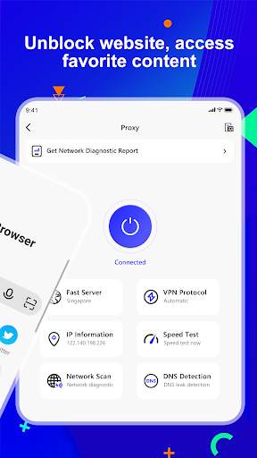 Private VPN - Proxy Browser screenshot 12