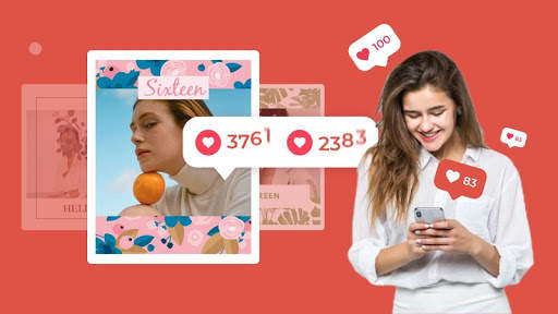 Follow Up-Likes Frame 4 Instagram Post Editor screenshot 1