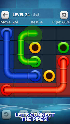 Line Puzzle: Pipe Art 4 تصوير الشاشة