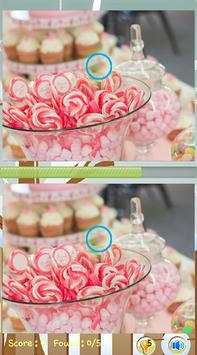 Find Difference Candy Games screenshot 1