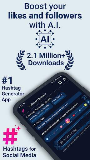 Hashtags AI: Follower Booster screenshot 1
