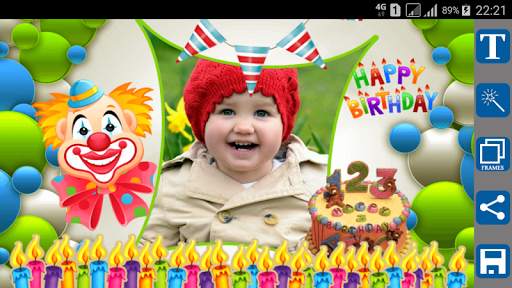 Birthday Photo Frames screenshot 1