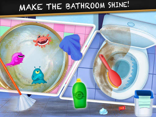 Messy School Cleaning - Bus classroom cleanup screenshot 2